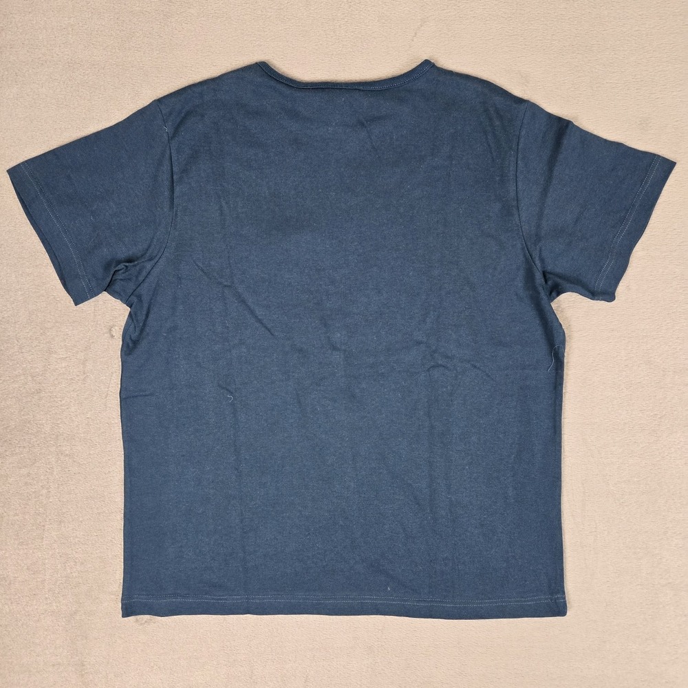 Vintage IZOD T-Shirt Womens Medium Blue Short Sleeve Blank Tee 90's‎ NWT - Picture 2 of 7